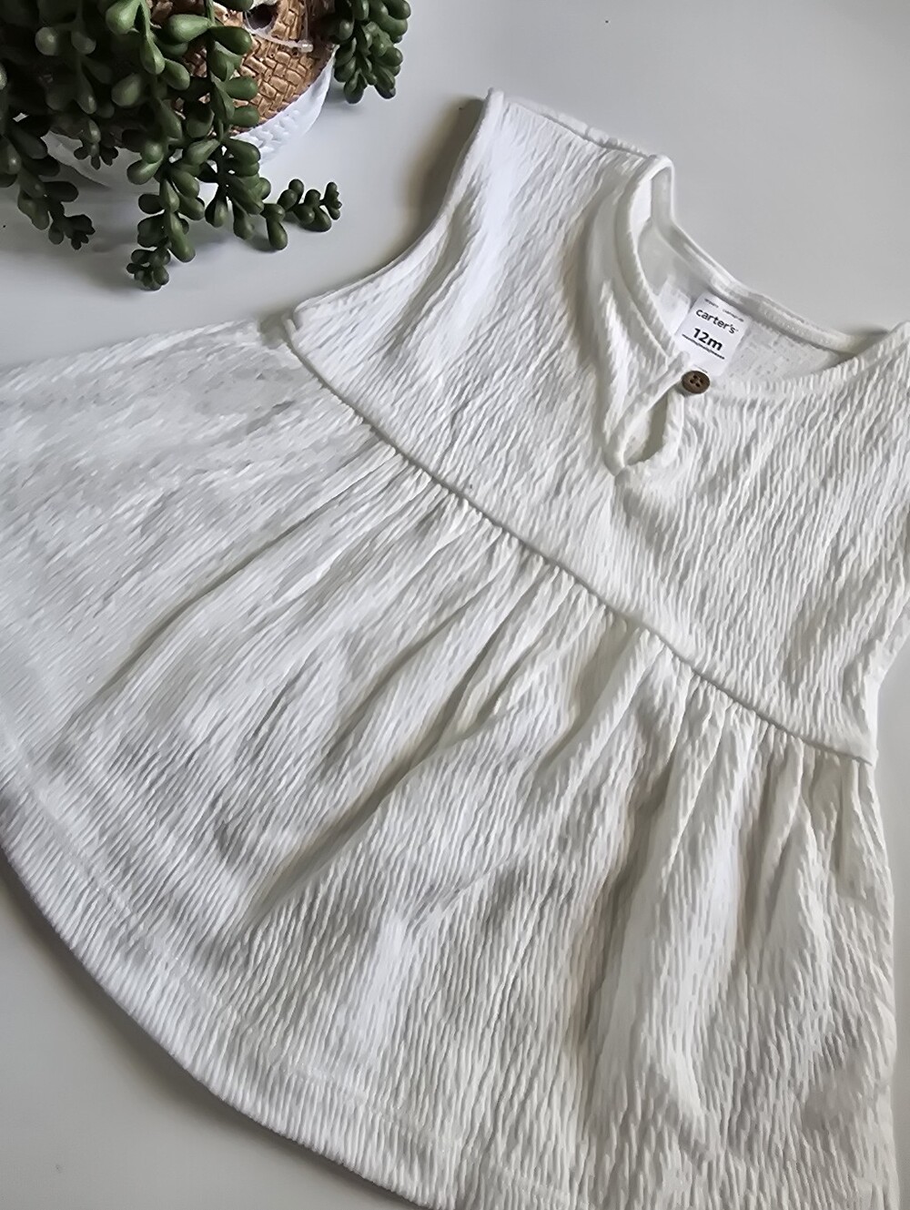 5/$25 Carters Infant 12mon Gauze Blouse